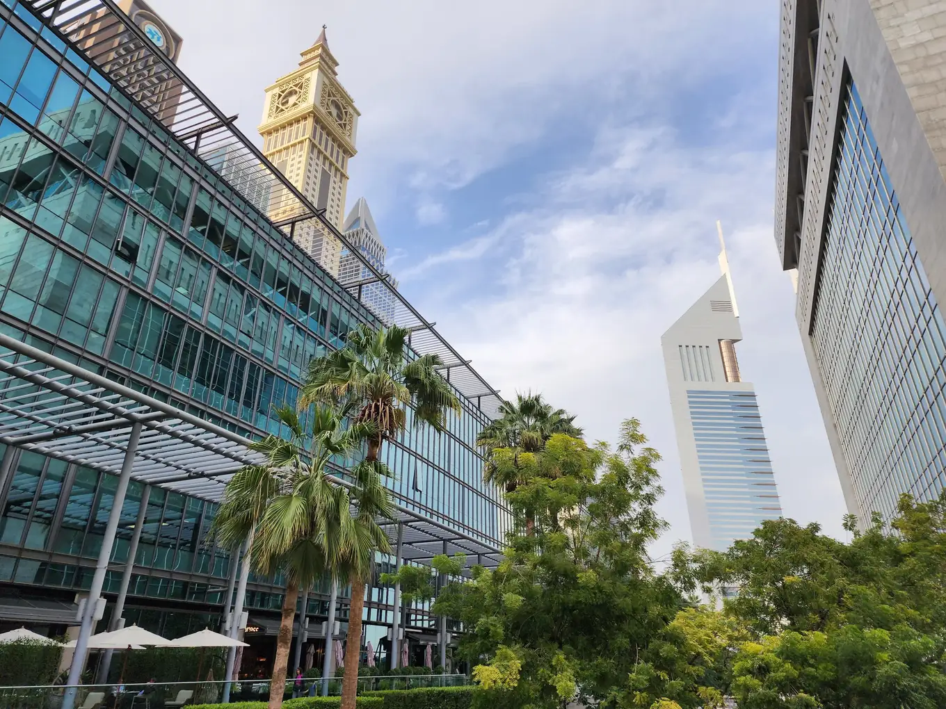 Dubai business district and government-facing mainland context