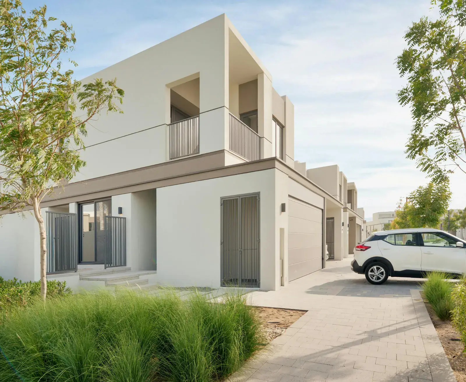 Modern UAE villa representing property-linked residency planning